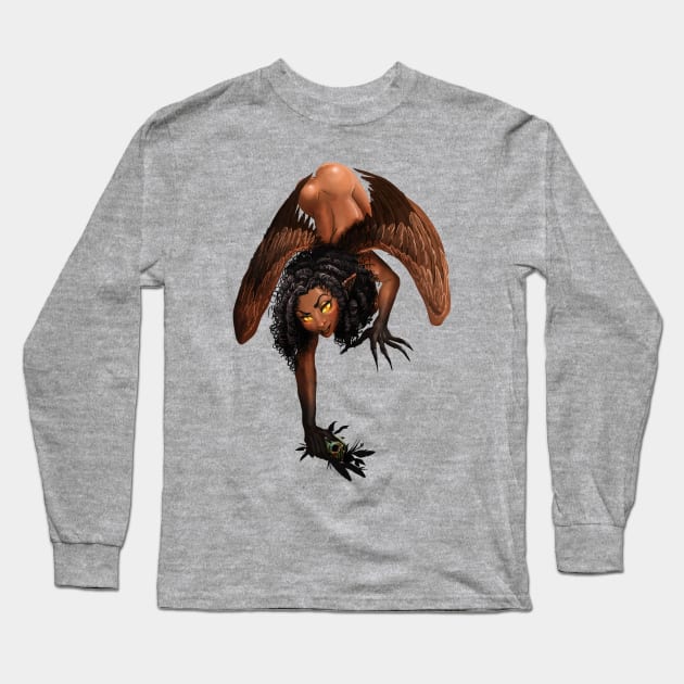 Harpy Long Sleeve T-Shirt by JonasEmanuel